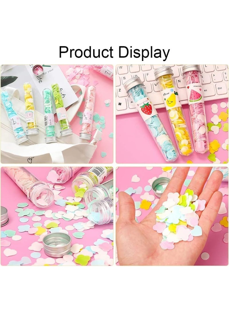 Portable rose-shaped paper strips in a plastic tube for daily handwashing, travel, school, gym, and camping. Small, lightweight, and easy to carry. 2-pack. - Image 4